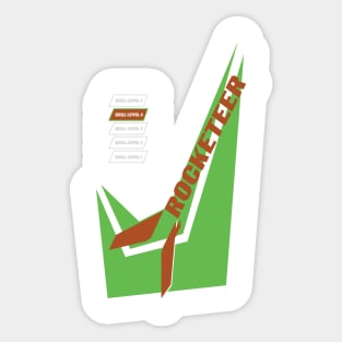 Rocketeer — Skill Level 4 Sticker